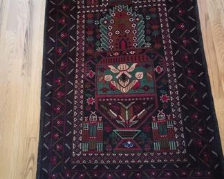 Balouch Khorasan Rug - 100% Wool - 4'5 x 2'10