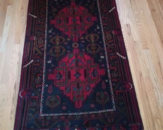 Balouch Khorasan Rug - 100% Wool - 5' x 2'11