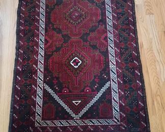 Balouch Khorasan Rug - 100% Wool - 4'4 x 2'10