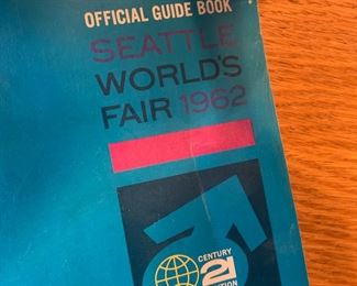 1962 Worlds Fair Official Guide Book