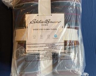Eddie Bauer Oversized Down Throw - New in Bag
