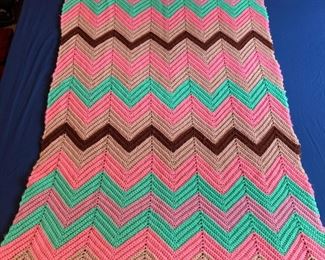 Crocheted Throw Blanket