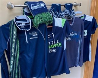 Assortment of Seattle Seahawks Apparel