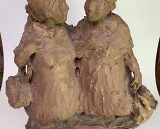 Corsican Women cast figuring by American artist Andi Nura Mascarenas.    