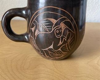 decorative mug from Mexico