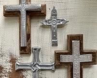 Pewter cross collection