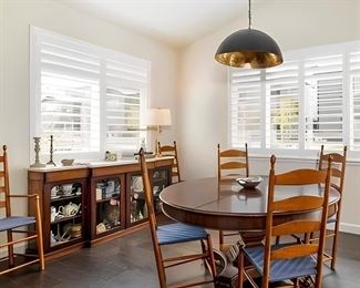 Dining Table and antique French buffet