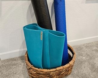 Yoga Mats and Back Rolls