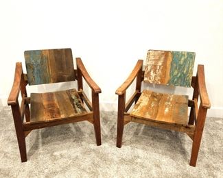 Reclaimed Wood Chairs