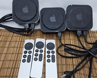Apple TV Boxes with Newer Siri Remotes 