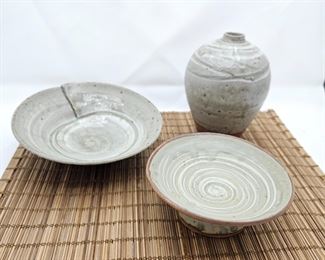 Set of Hand Thrown Studio Pottery