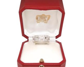cartier MAILLON PANTHERE RING 3 HALF DIAMONDPAVED ROWS 6 540x