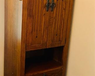 Mission Style Storage Cabinet w/Drawers - 2 of 2