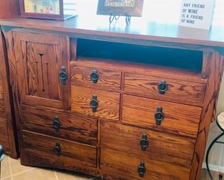 Mission Style Buffet Cabinet
