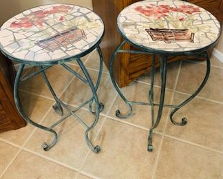 Painted Accent Table / Plant Stand