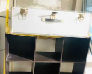 Black Cube Shelf / Foot Locker