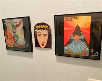 Framed Record Albums