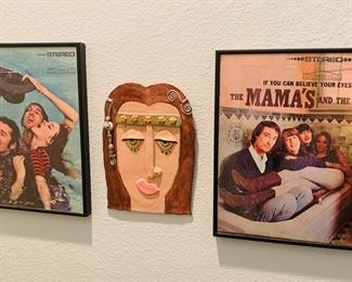 Framed Record Albums