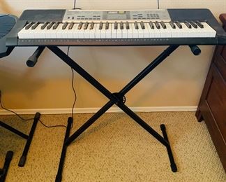 Casio Keyboard on Stand