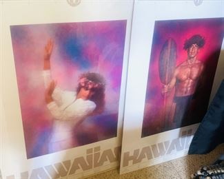 Vintage Hawaiian Air Posters