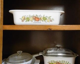 Several Pieces of "The Spice of Life" Corningware