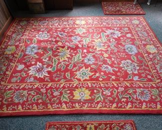 Kaleen "Regal Iris" 9'x7' Wool Area Rug