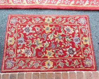 Kaleen 3'x2' "Regal Iris" Wool Throw Rug