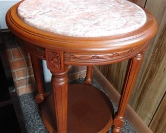 Blush Marble-top Table