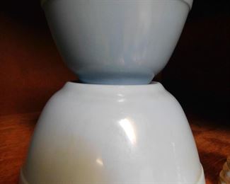 Blue Pyrex Bowls