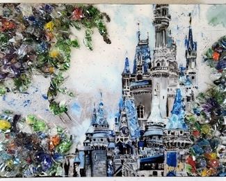 Greg Creason Cinderella Castle Painting