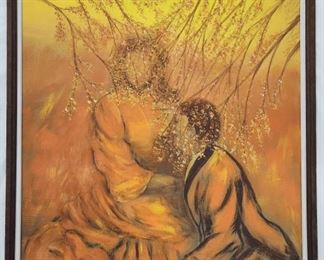 Framed Original Impressionist Oil Painting