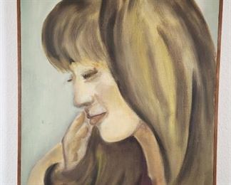 S. Britko Portrait Canvas Lithograph Print