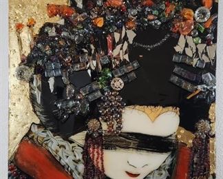 Greg Creason "Kamazashi" Mixed Media Painting