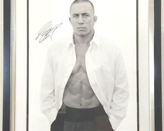 Georges St. Pierre Signed LE MMA Giclee