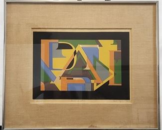 Marta Vazquez 1972 AP Serigraph