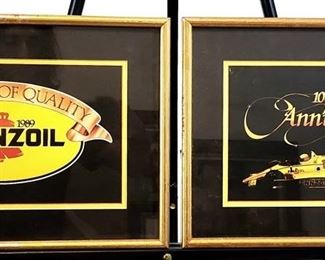 Vintage Pennzoil 100 Years Framed Prints