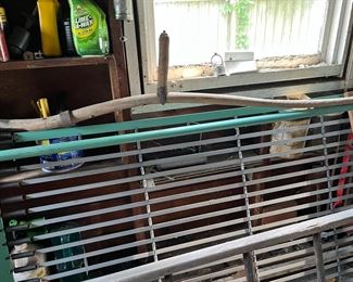 Twin Bed Frame in garage