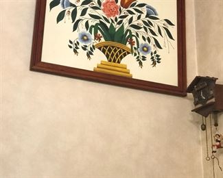 Items Located On The Wall In The Entry 