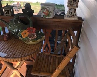 Items Located On The Back Porch