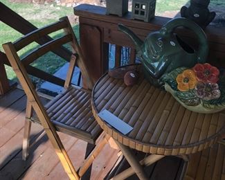 Items Located On The Back Porch