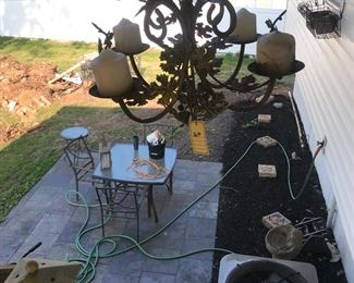 Items Located On The Back Porch