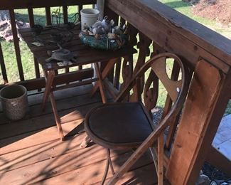 Items Located On The Back Porch