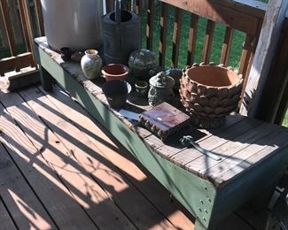 Items Located On The Back Porch