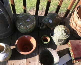 Items Located On The Back Porch