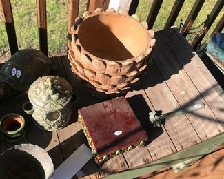 Items Located On The Back Porch