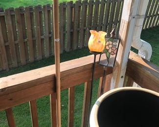 Items Located On The Back Porch