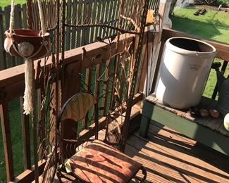 Items Located On The Back Porch