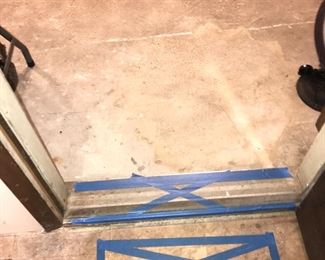 Threshold Leading To The Garage ~ Watch Your Step