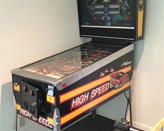 Williams High Speed Pinball Machine Working Condition