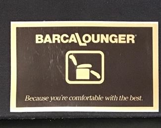 Label on Morris Chair